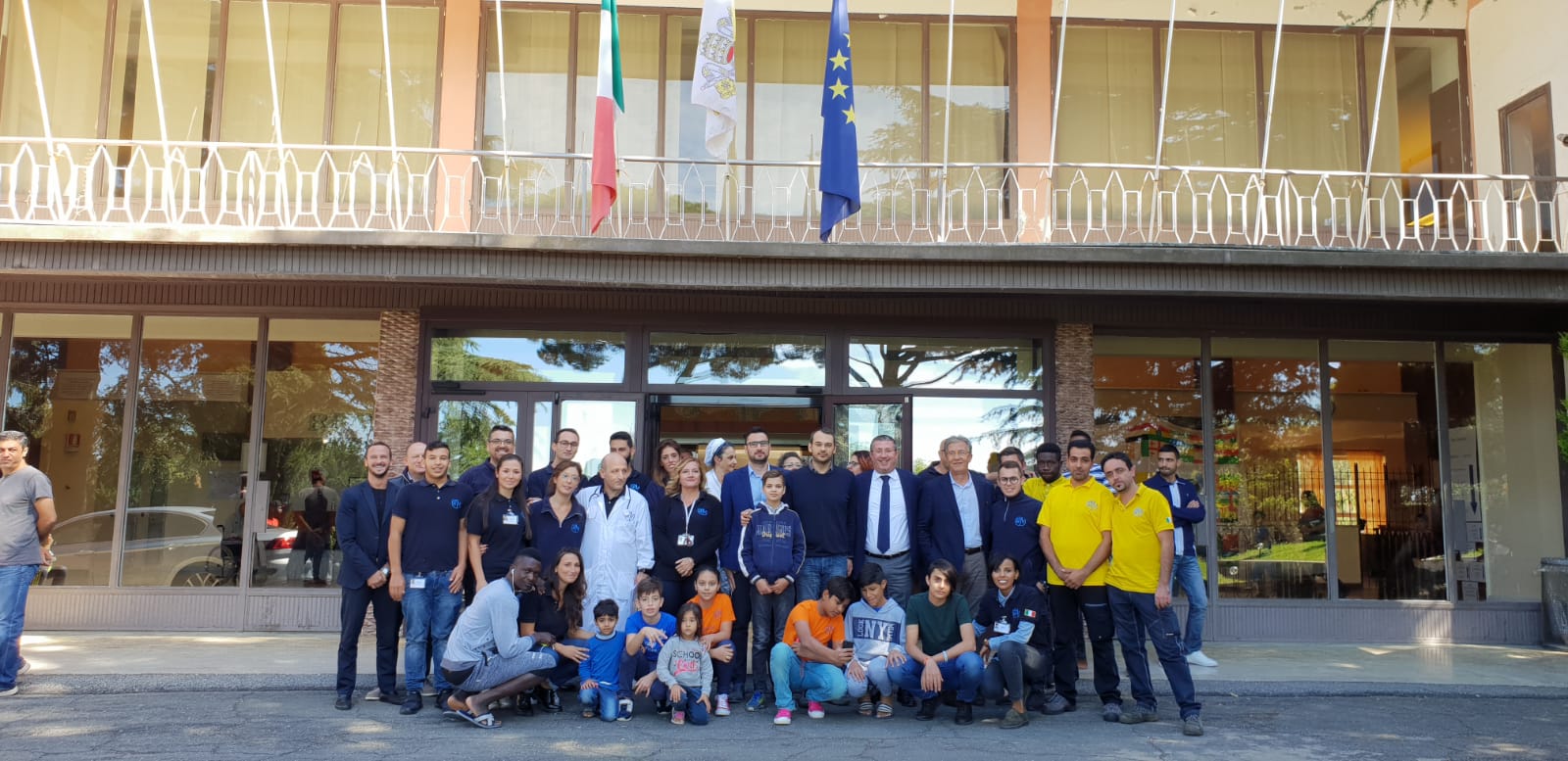 Il giornalista Paolo Borrometi in visita a Mondo Migliore