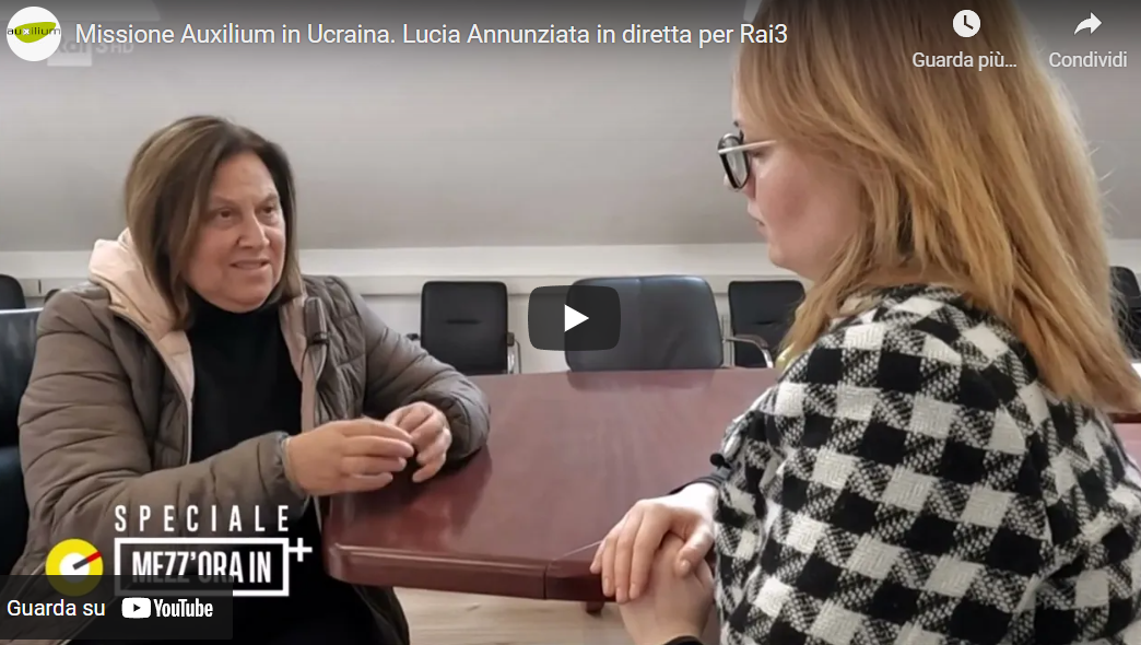 Missione Auxilium in Ucraina. Lucia Annunziata in diretta per Rai3