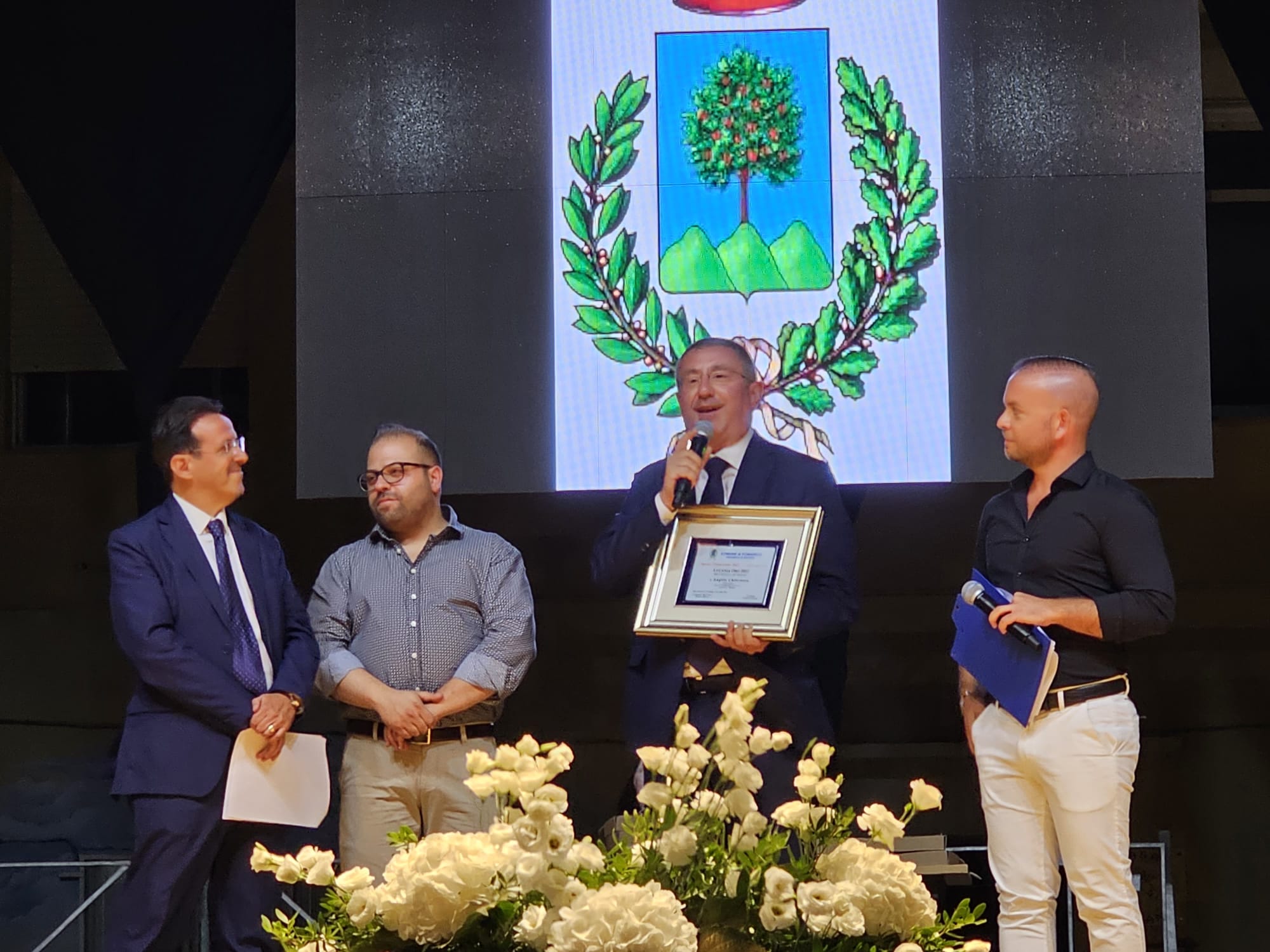 TRM, Angelo Chiorazzo riceve il Premio Lucania Oro a Pomarico