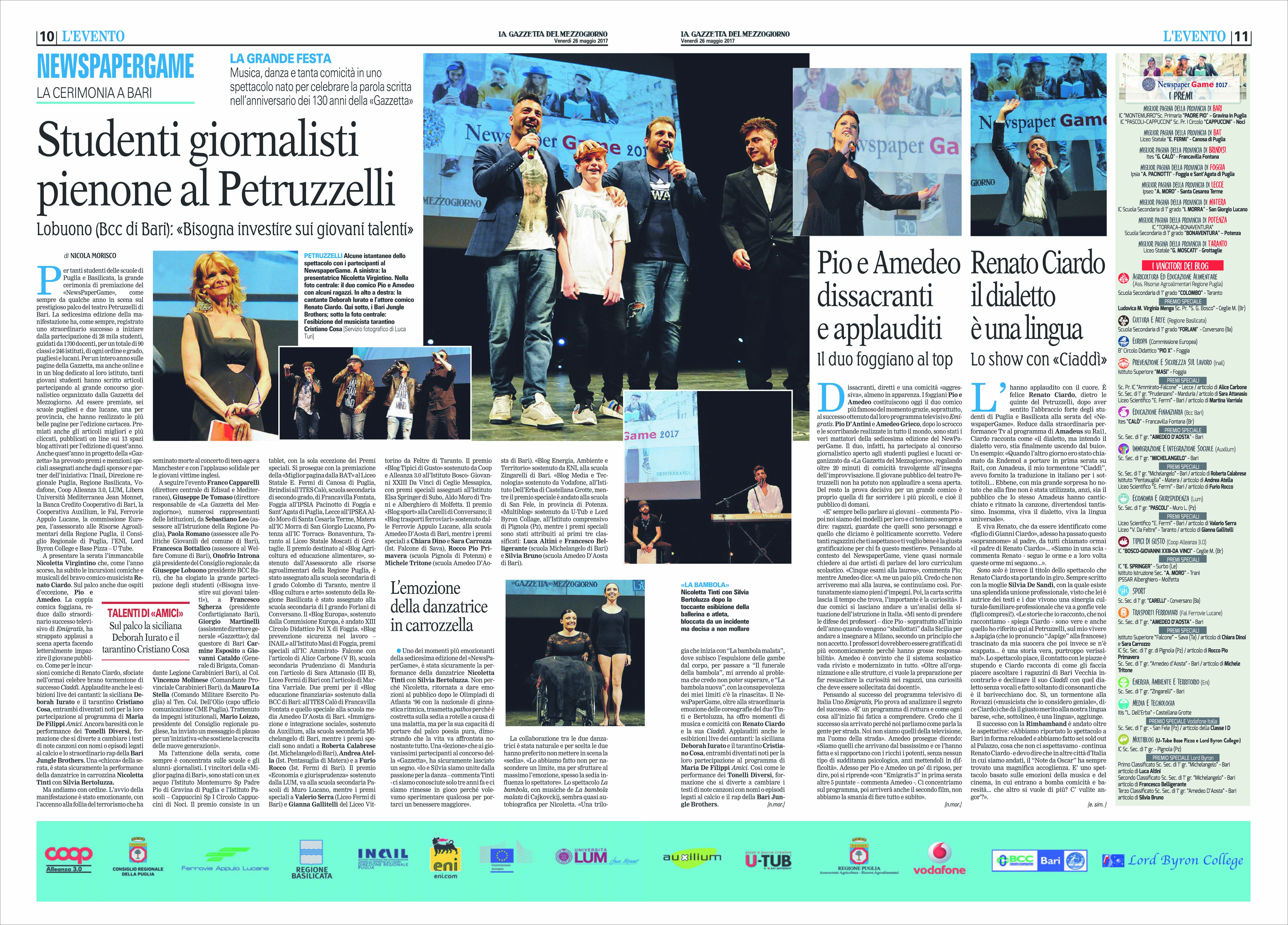 Newspaper Games, Auxilium «Per un mondo migliore»