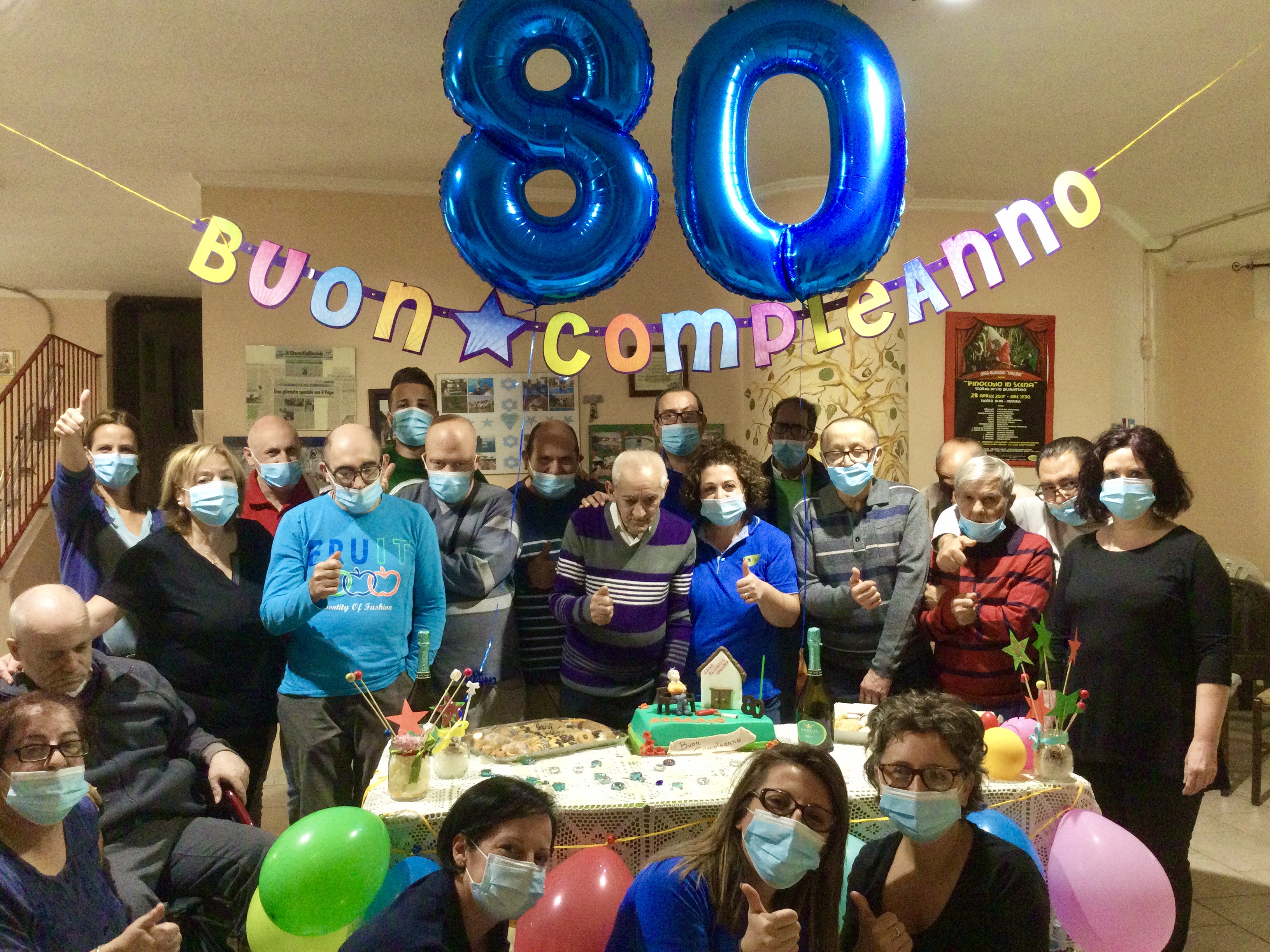 Rosario, il primo paziente Auxilium compie 80 anni