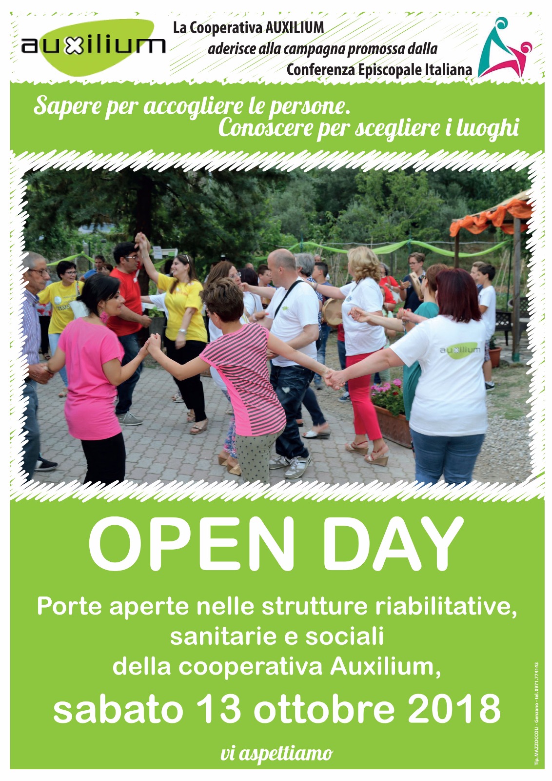 Open Day, Auxilium amica dei più fragili