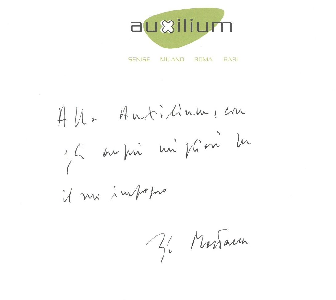 Auguri alla Coop Auxilium dal presidente Mattarella