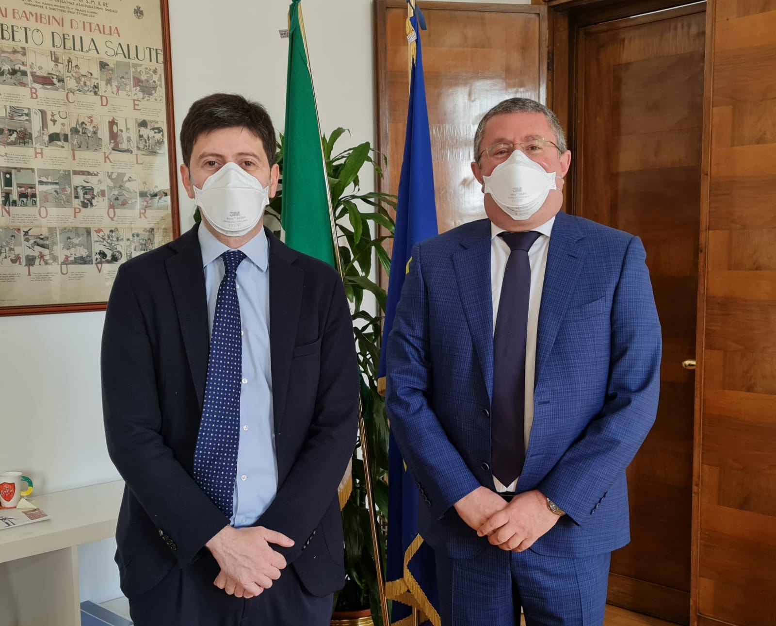 Incontro con il ministro della Salute Speranza