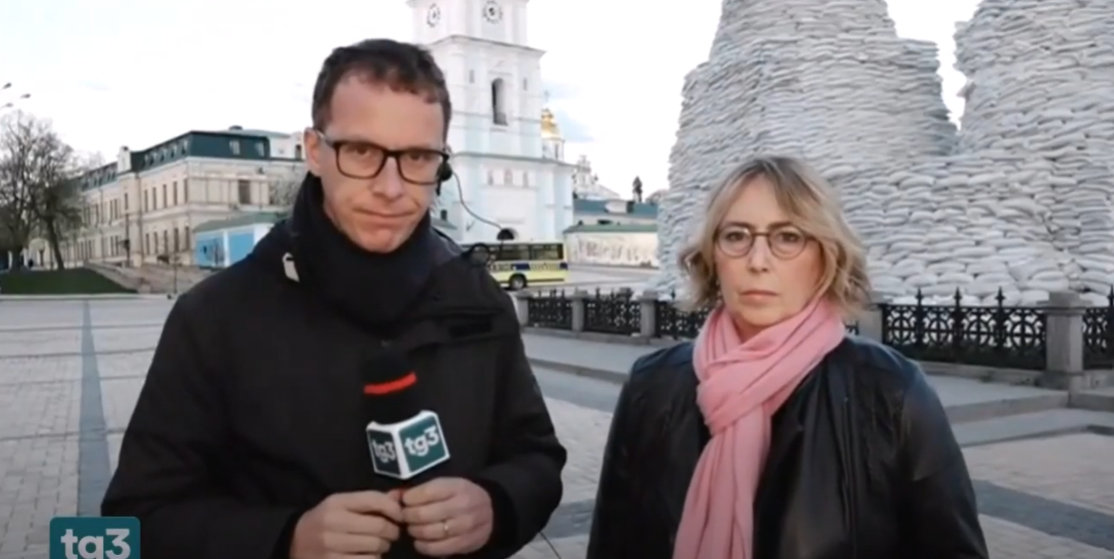 Auxilium per l'Ucraina. Il racconto della direttrice del Tg3 in diretta da Kiev