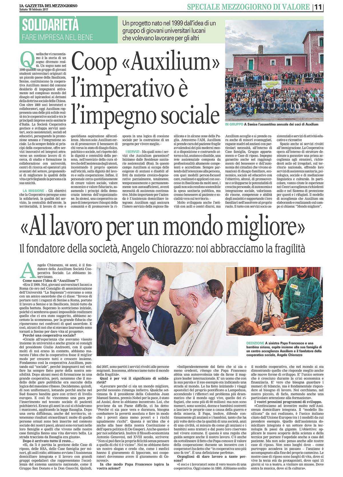 Auxilium, la sua storia, il suo lavoro per un mondo migliore